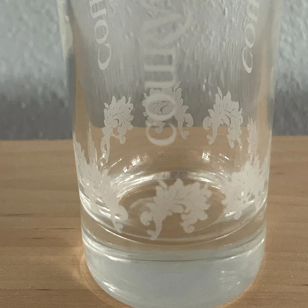 Courvoisier Cognac Etched Highball Glass‎ France 6